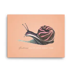 Snailicious Canvas Print