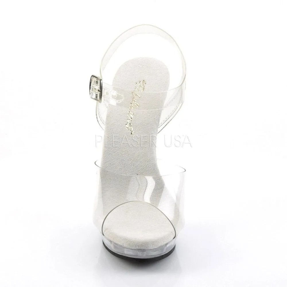 SS- LIP-108 Sandal | Clear Vinyl