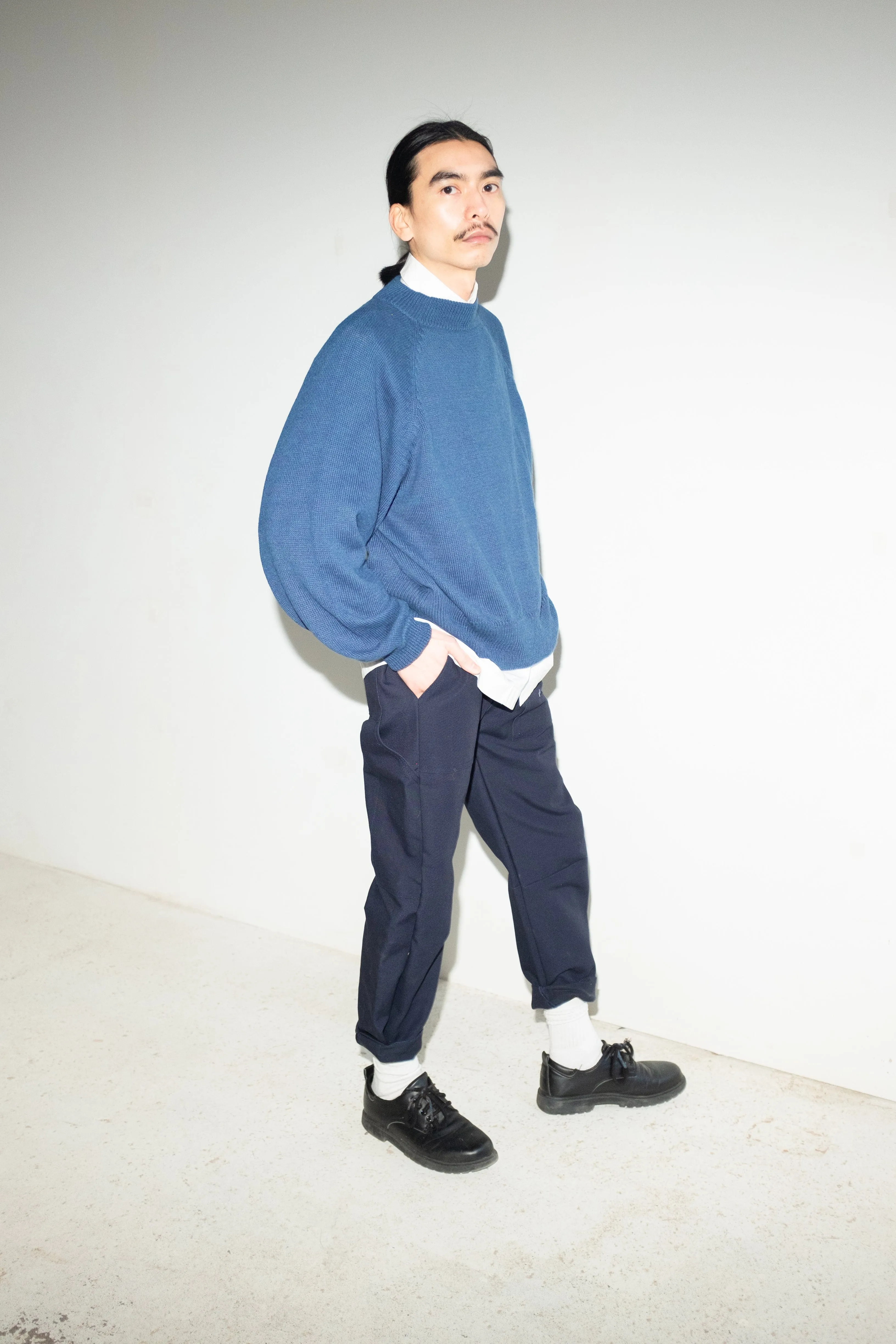 Sunny Canvas Pants in Navy