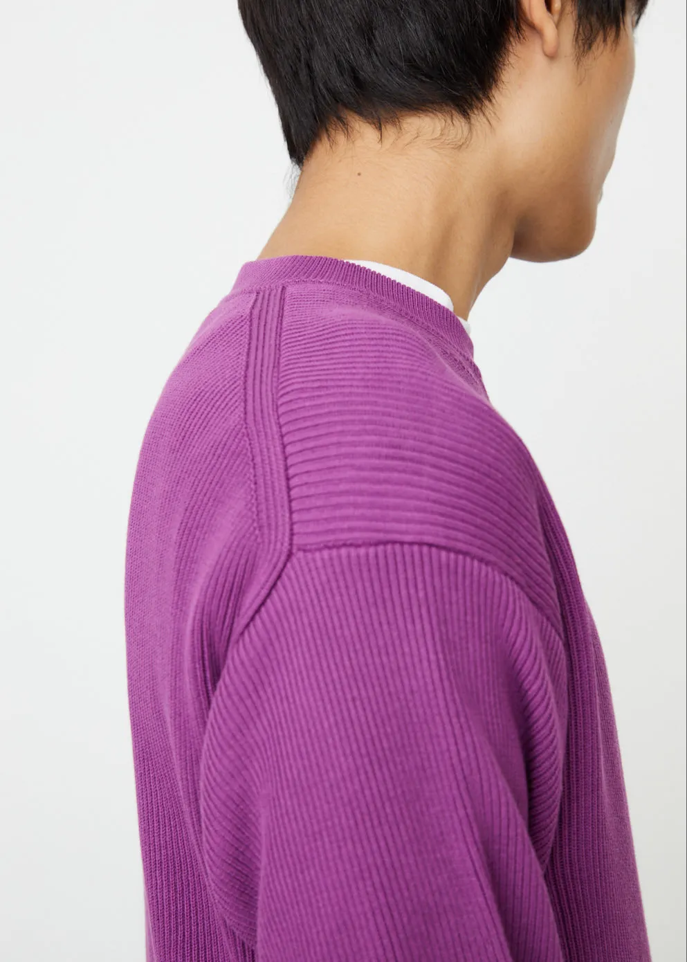 Super Hard Twist Rib Knit Pullover