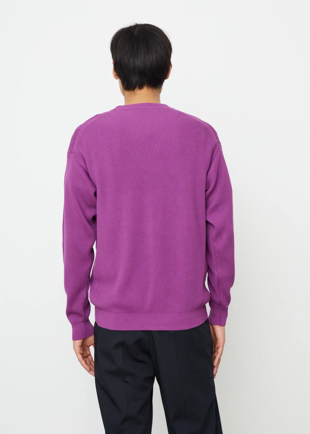 Super Hard Twist Rib Knit Pullover