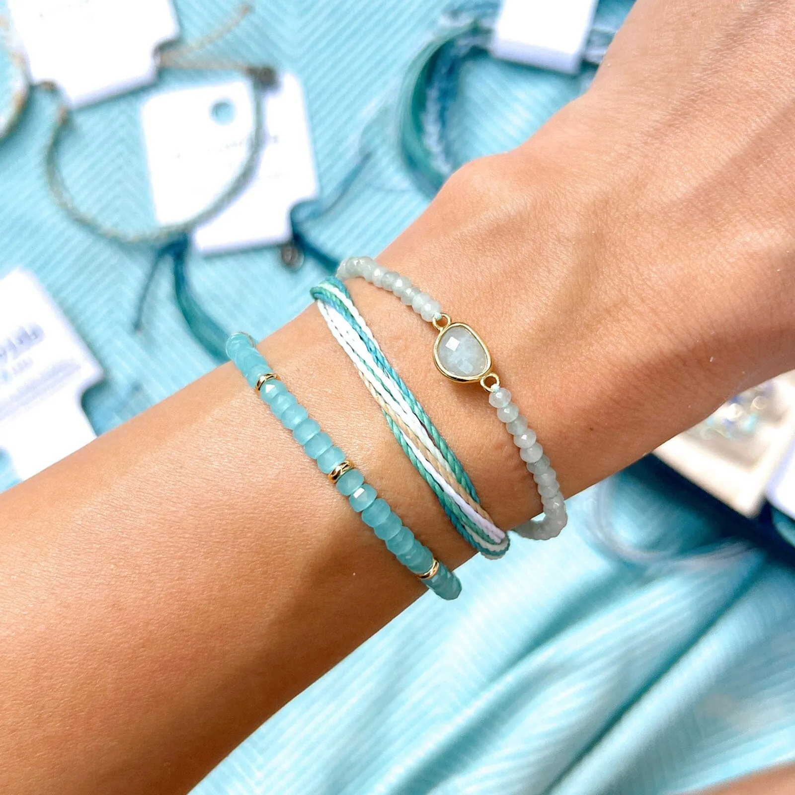 Surfrider Aqua Stretch Bracelet