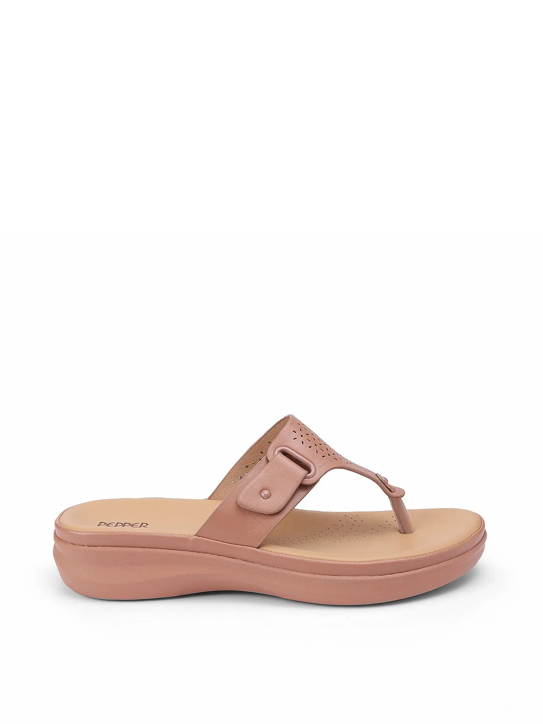 T-strap Flat Sandals