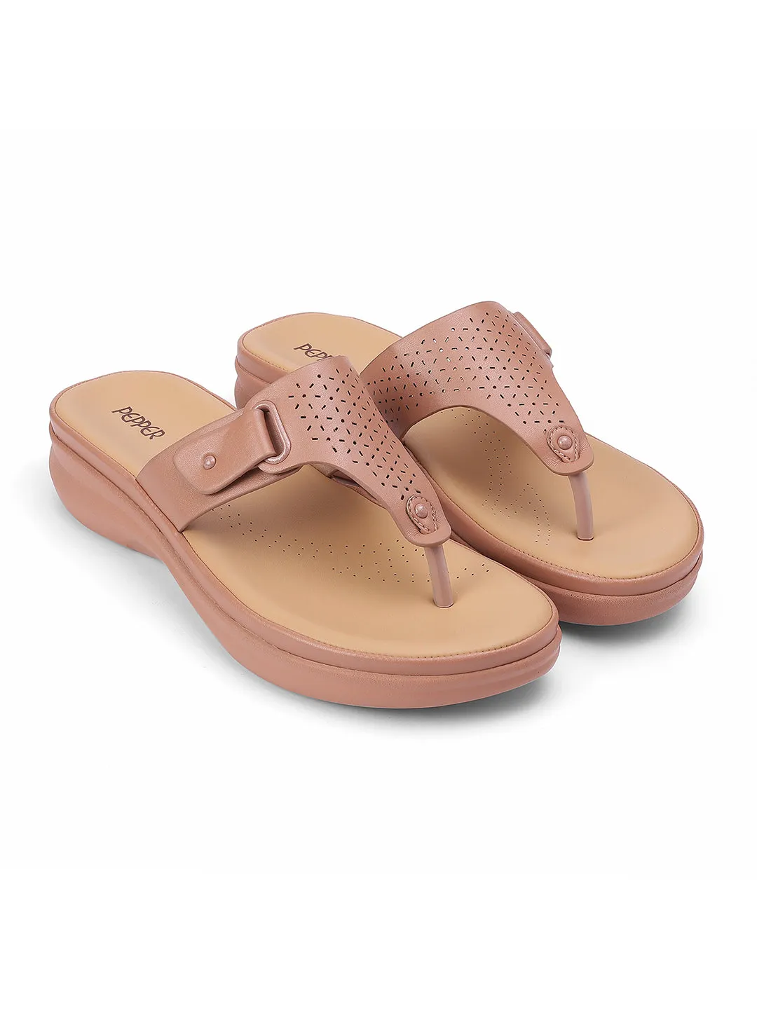 T-strap Flat Sandals