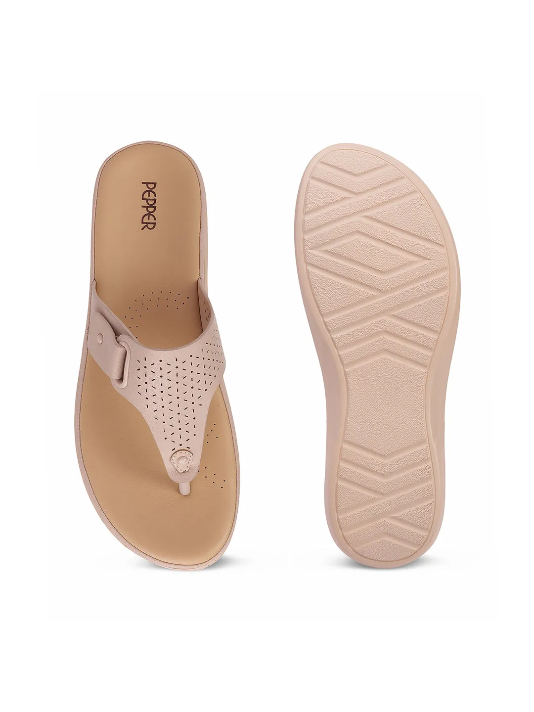 T-strap Flat Sandals