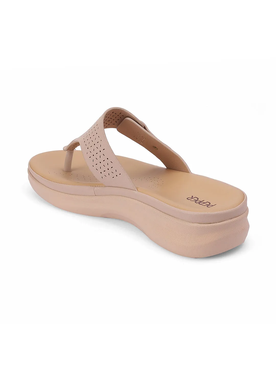 T-strap Flat Sandals
