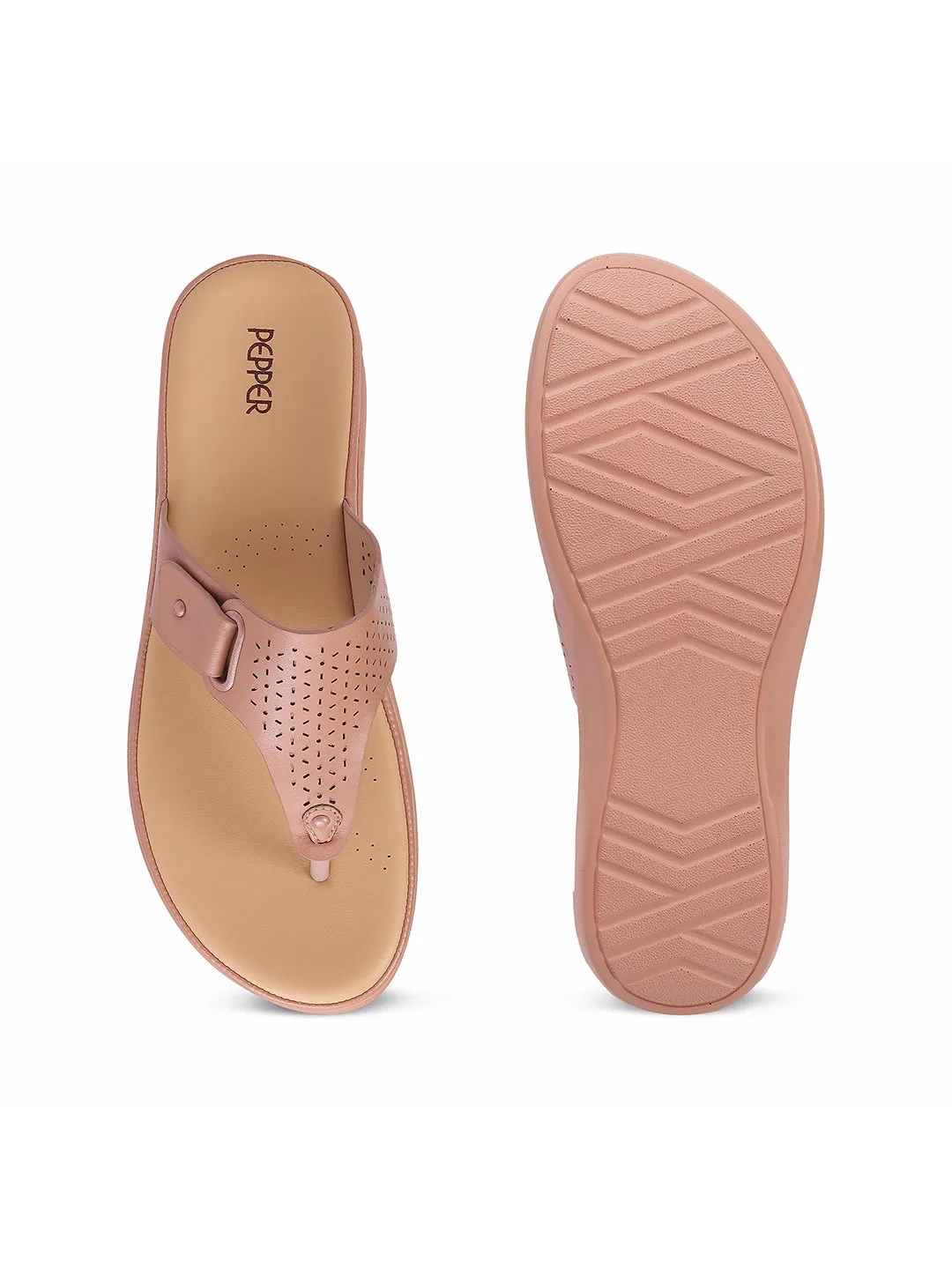 T-strap Flat Sandals