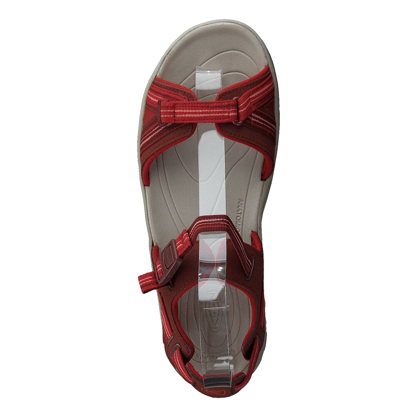 Terradora Ii Open Toe Sandal Dark Red/coral