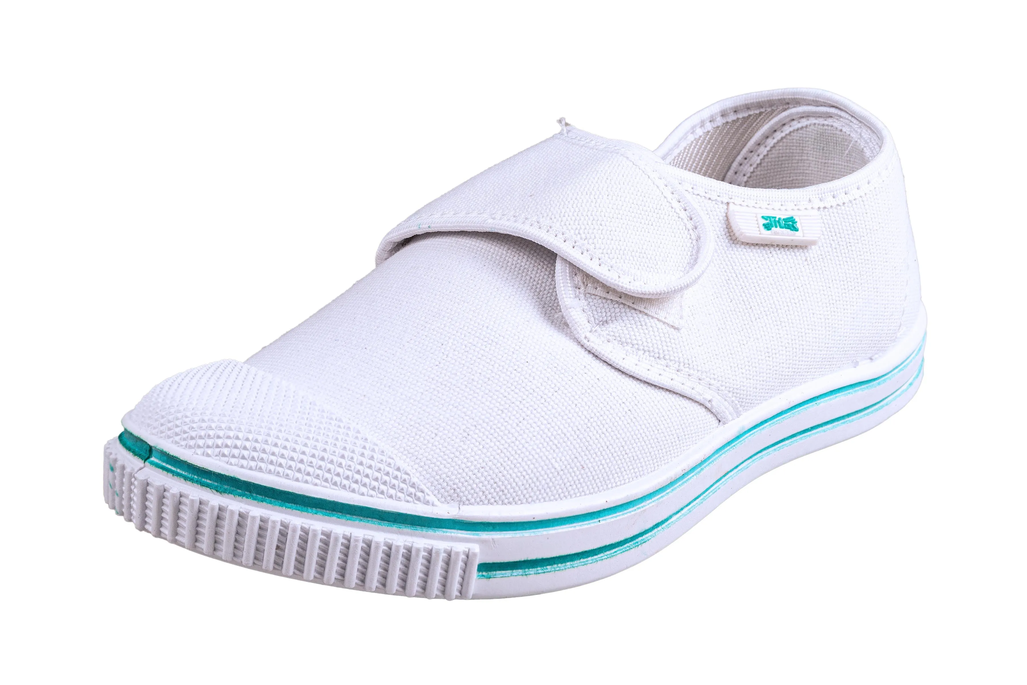 Titas Children White Canvas School Shoe (9 Years & above)