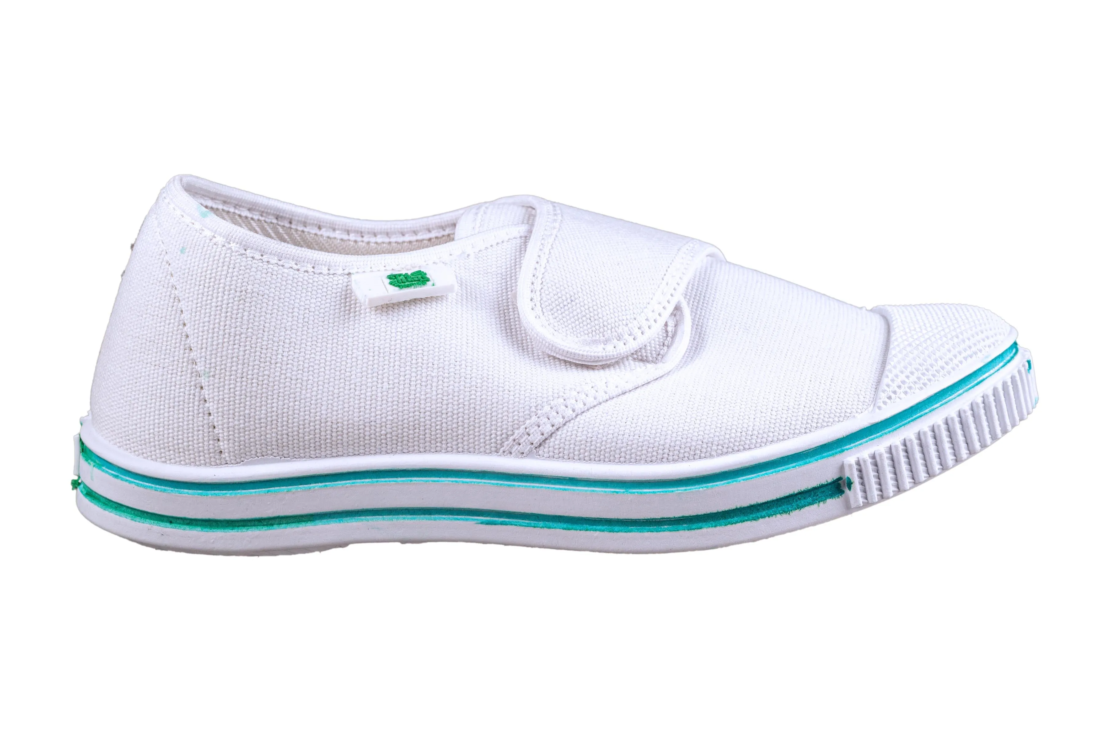 Titas Children White Canvas School Shoe (9 Years & above)