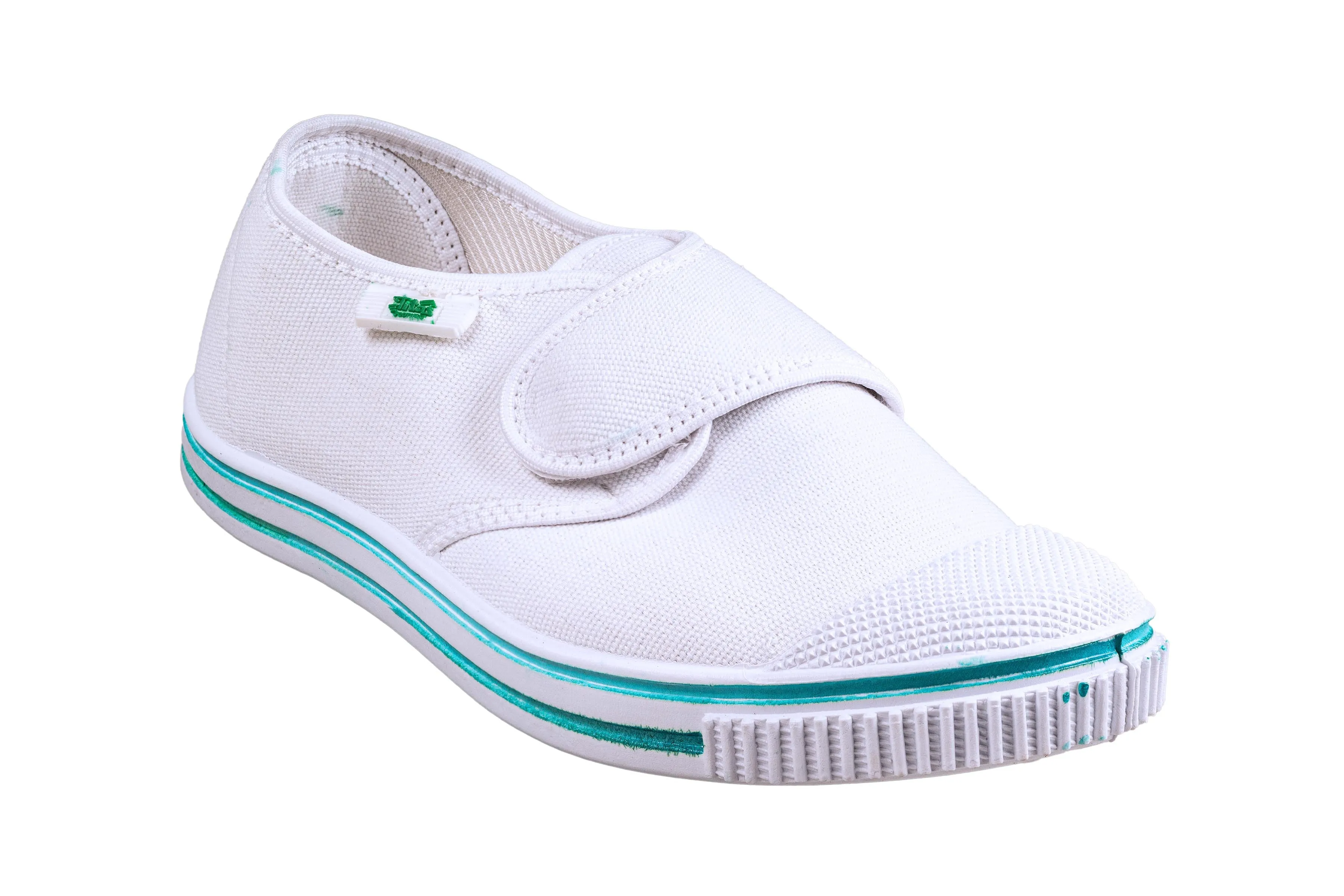 Titas Children White Canvas School Shoe (9 Years & above)