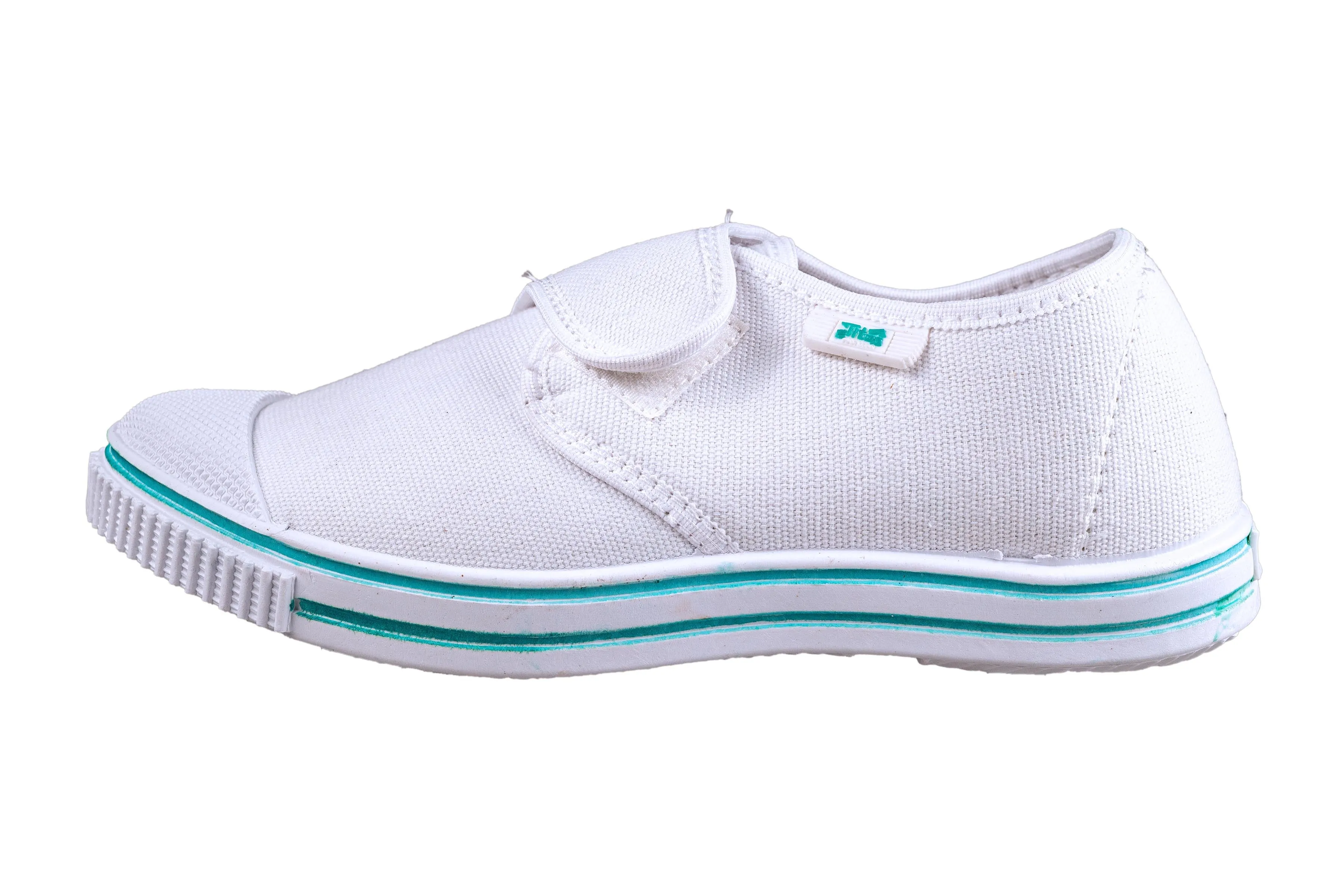 Titas Children White Canvas School Shoe (9 Years & above)