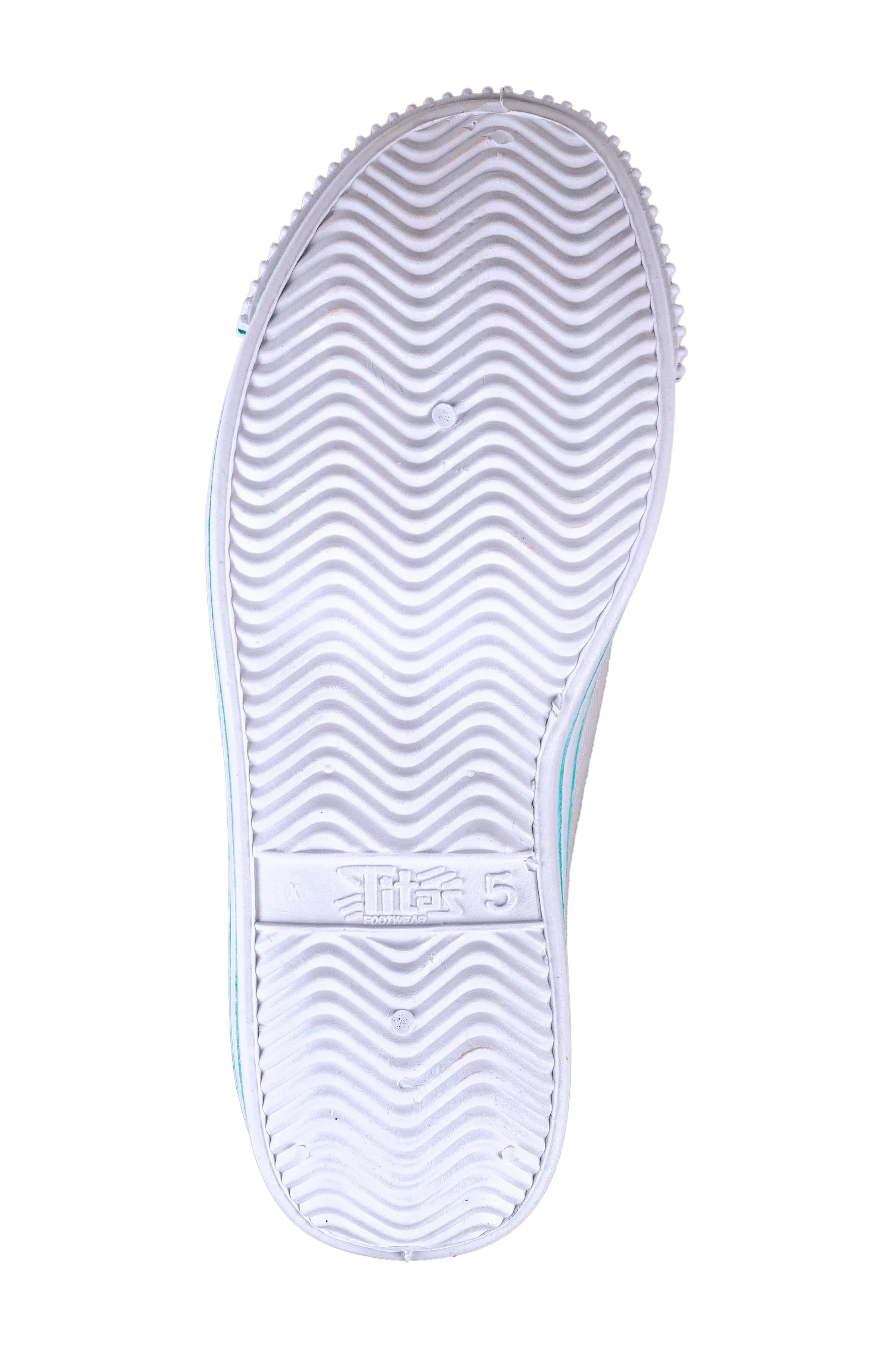 Titas Children White Canvas School Shoe (9 Years & above)