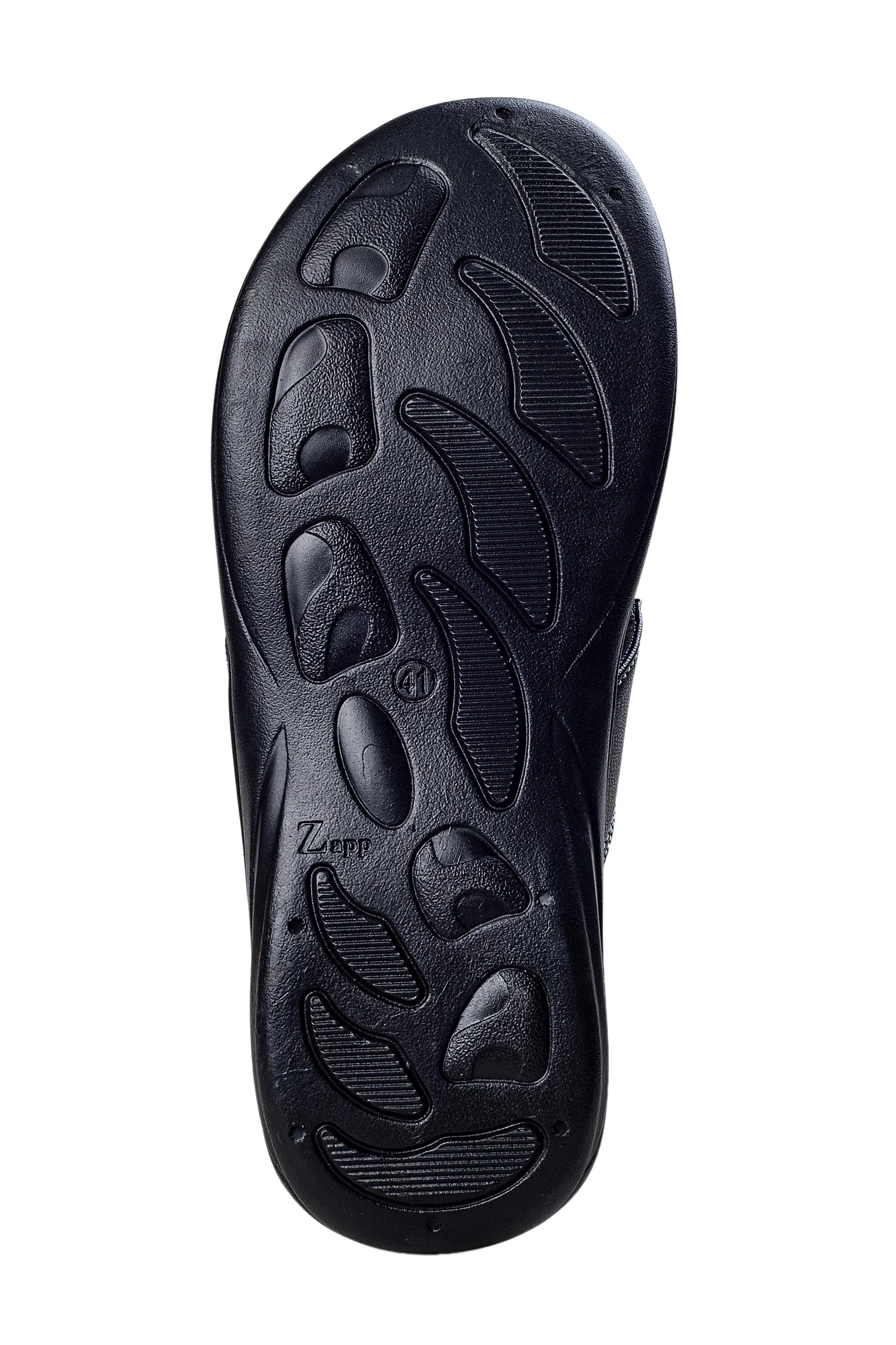 Titas Gents Black / Grey Chappal