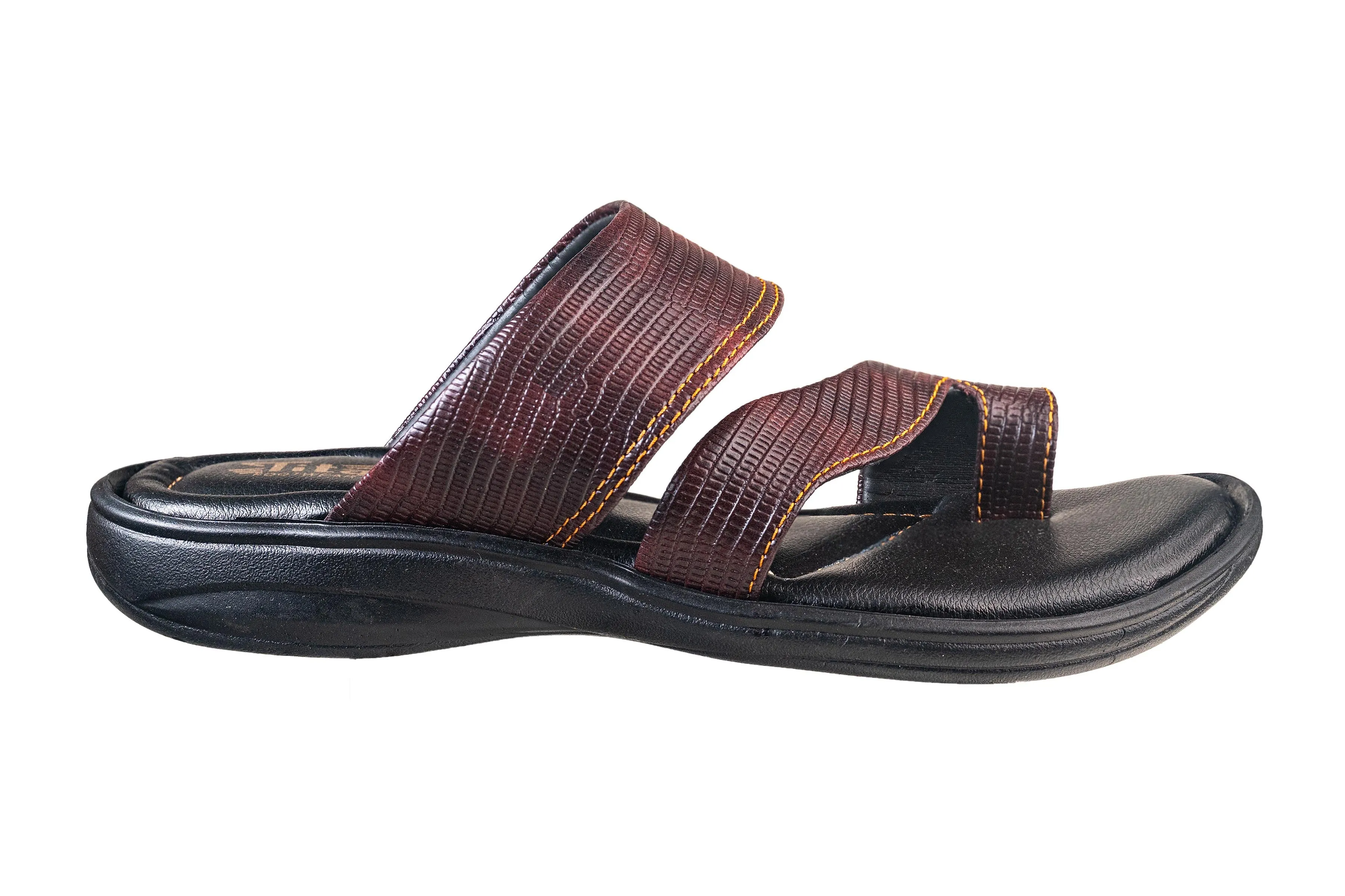Titas Gents Brown Chappal (Gs C 250101)