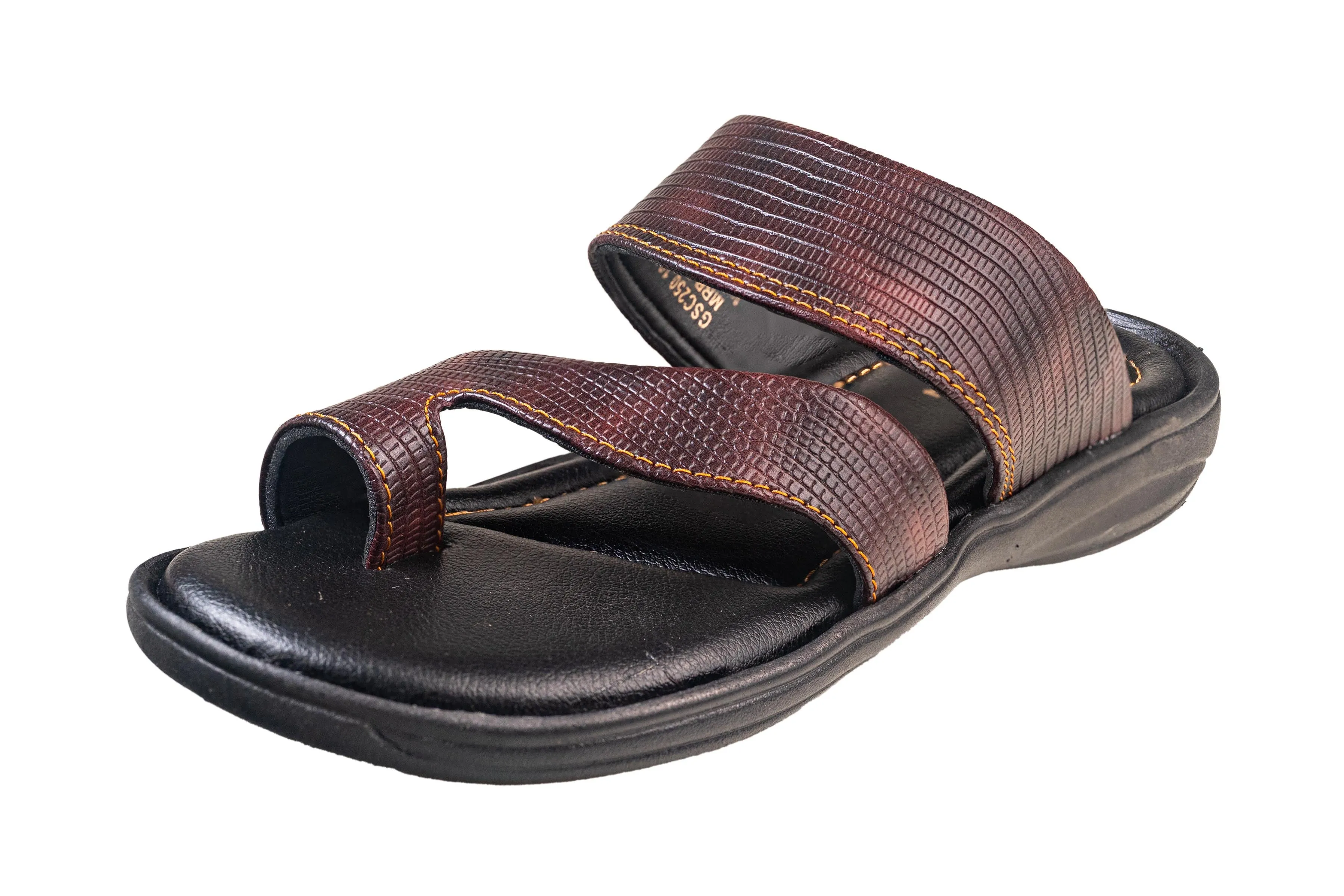 Titas Gents Brown Chappal (Gs C 250101)
