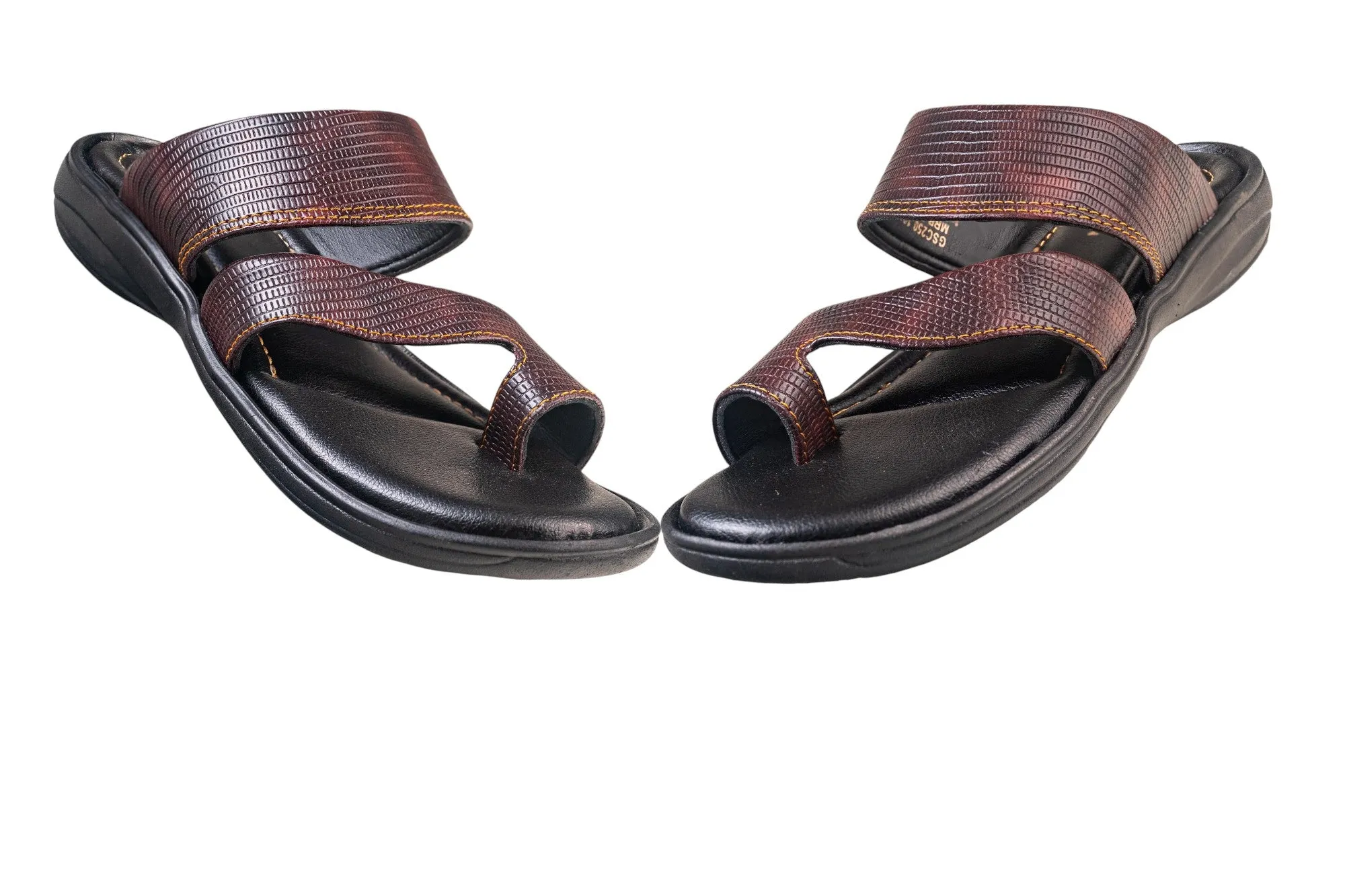 Titas Gents Brown Chappal (Gs C 250101)