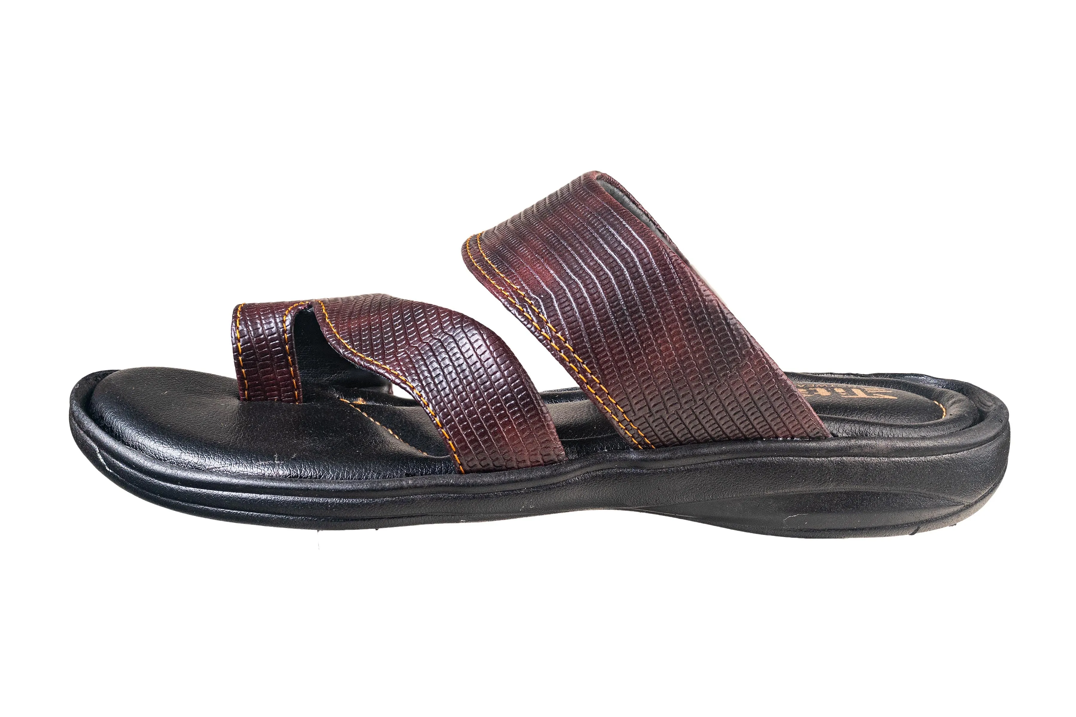 Titas Gents Brown Chappal (Gs C 250101)
