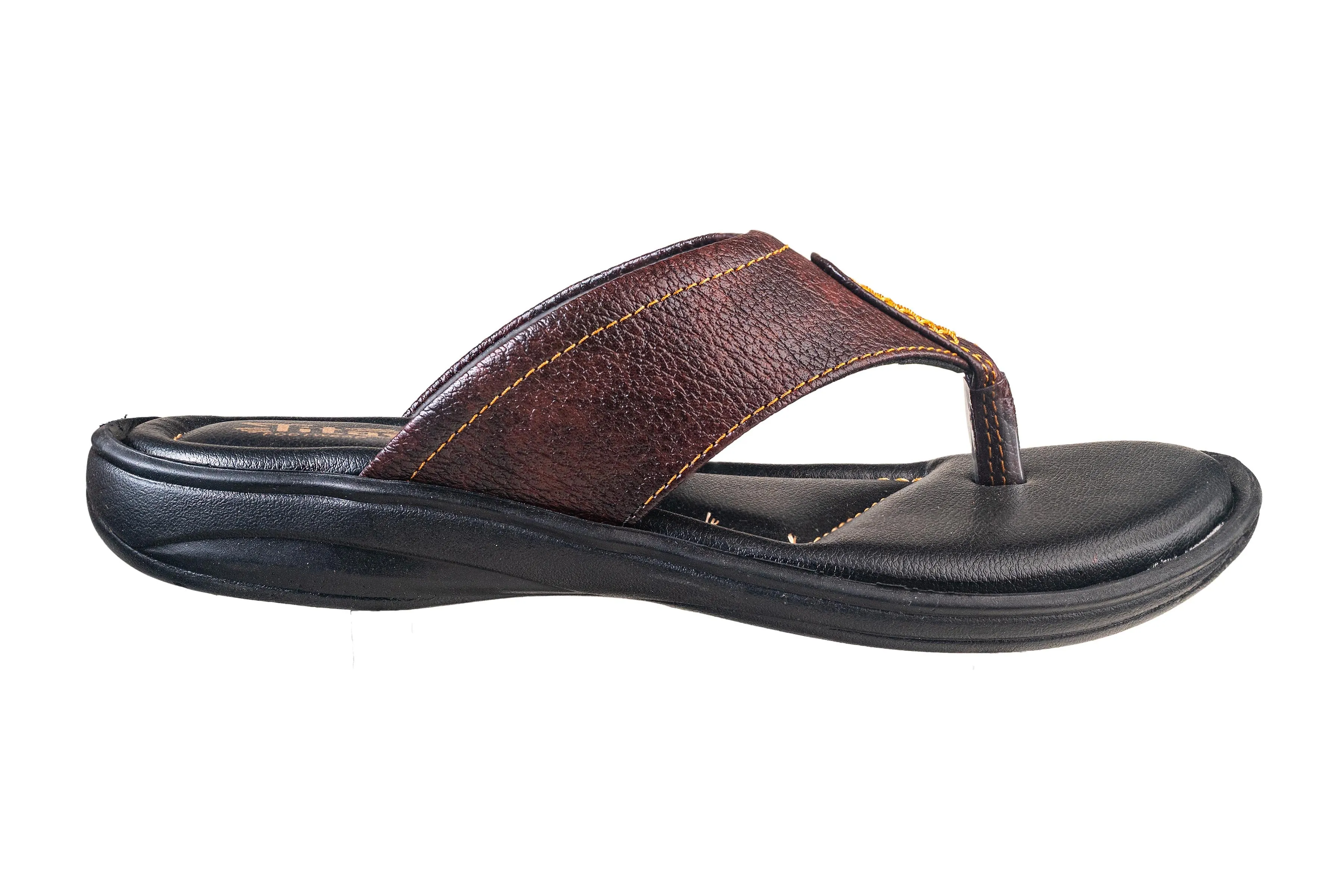Titas Gents Brown Chappal (Gs C 250102)