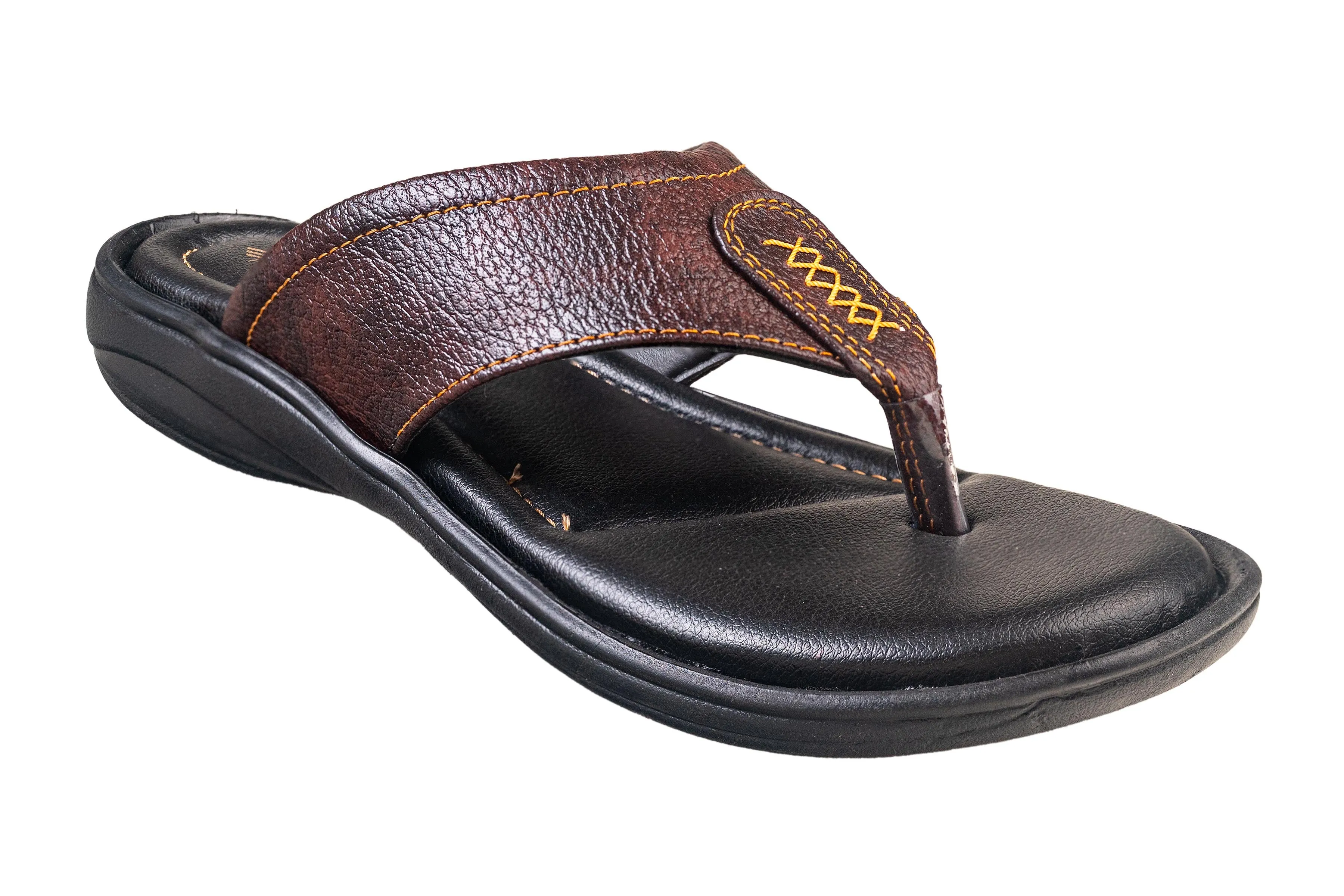 Titas Gents Brown Chappal (Gs C 250102)