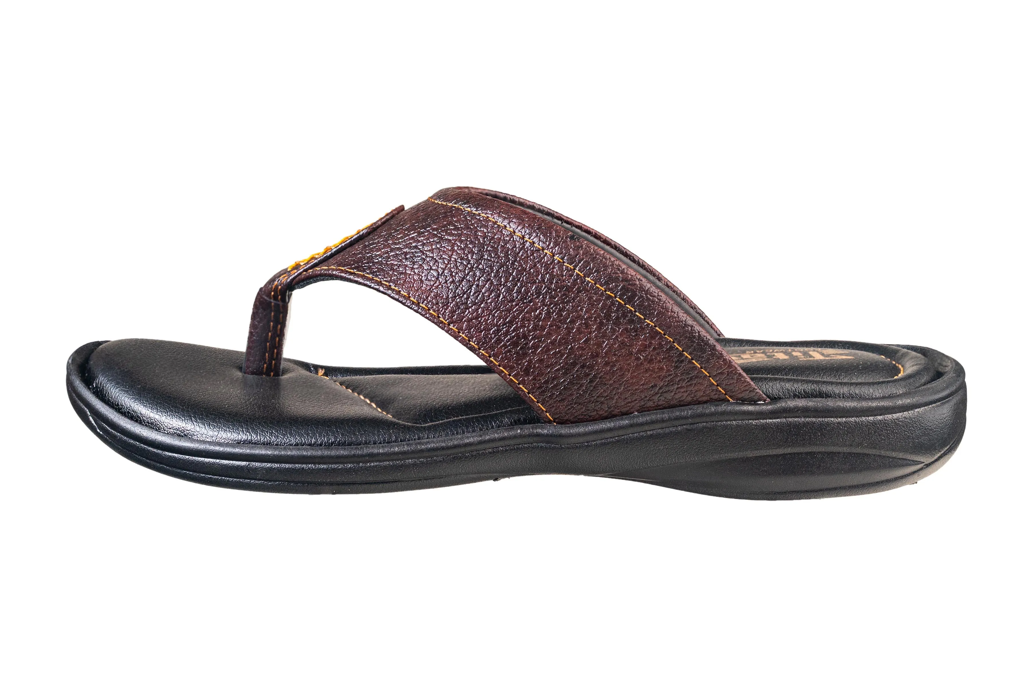 Titas Gents Brown Chappal (Gs C 250102)
