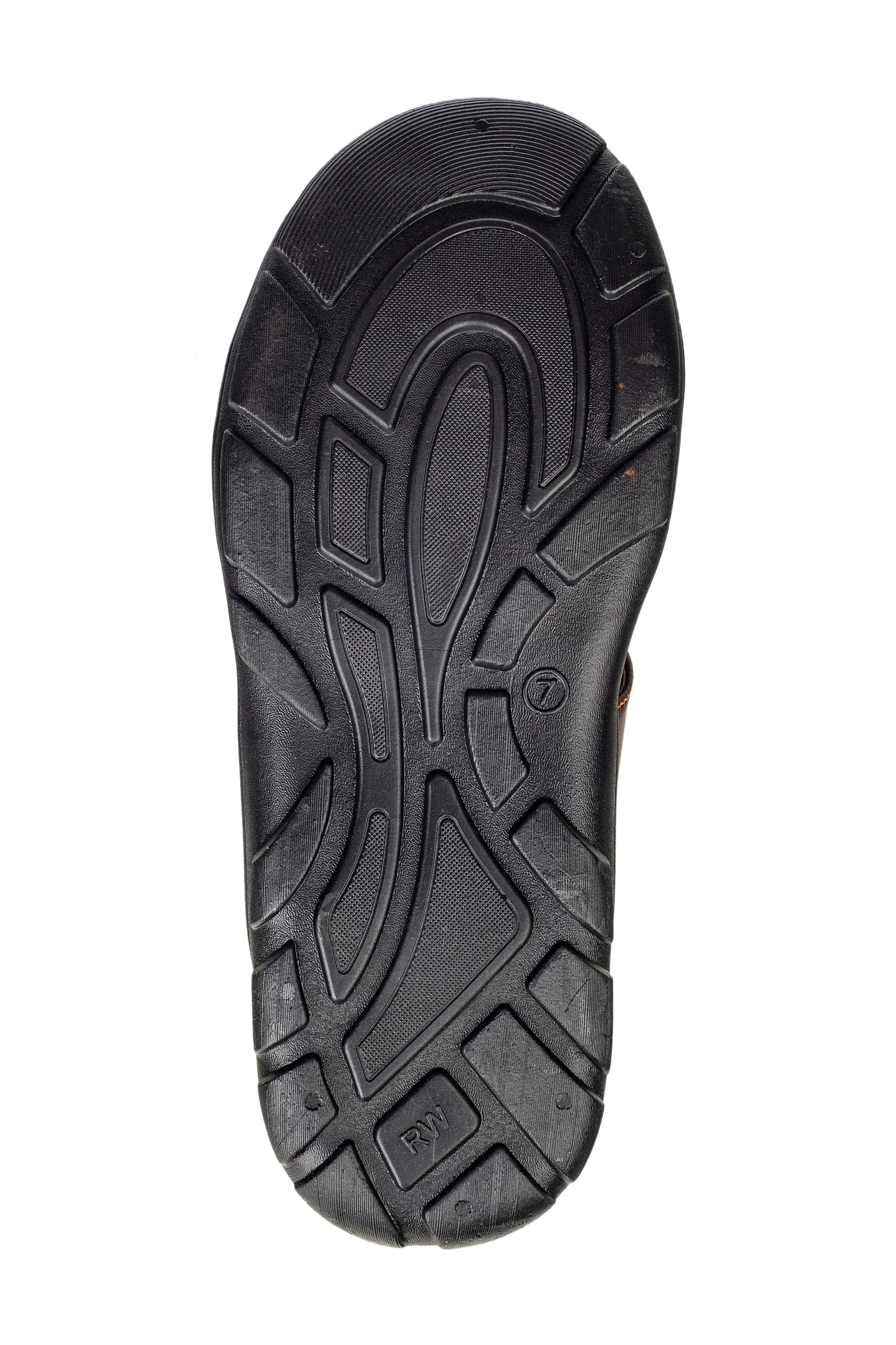 Titas Gents Dark Tan Chappal