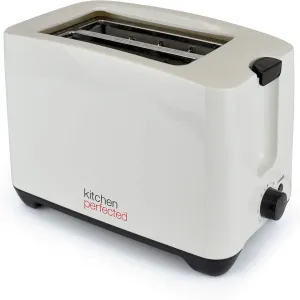 Toaster 2 Slice Wide Slot - Cool Touch Crumb Tray Variable Browning - Cream
