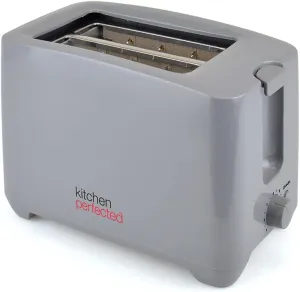 Toaster 2 Slice Wide Slot - Cool Touch Crumb Tray Variable Browning - Grey