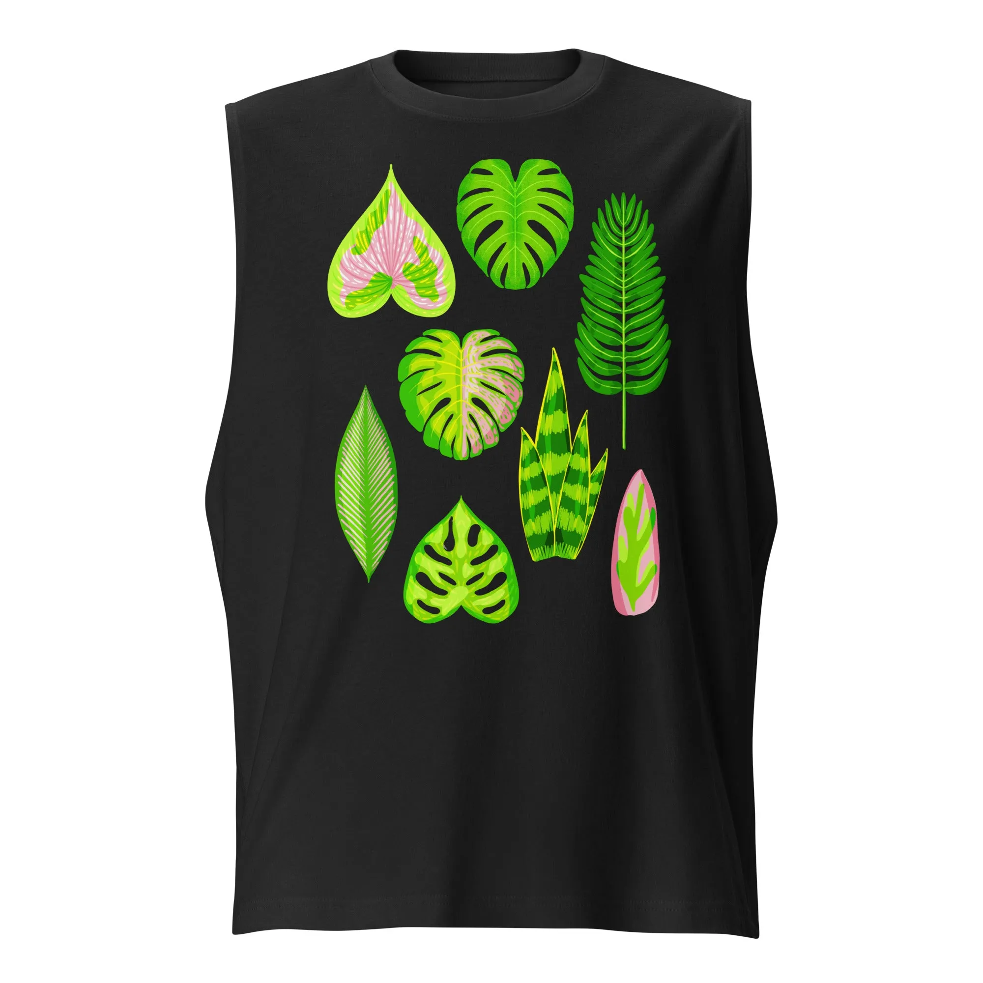 Tropical Plants Muscle Shirt