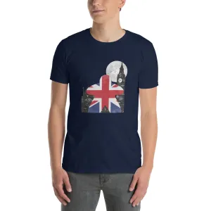 Union Jack British Flag Meeple Board Game T-Shirt