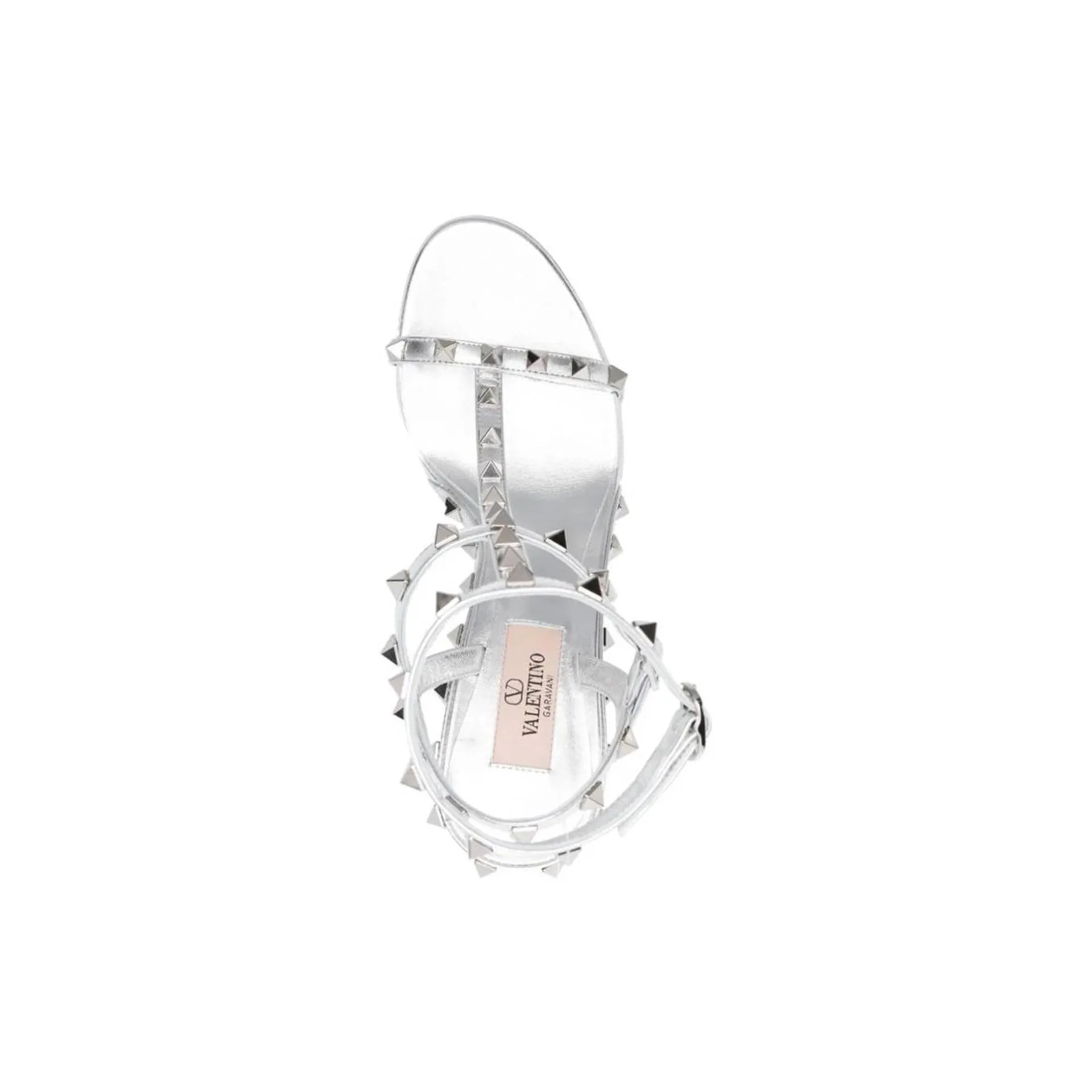 VALENTINO GARAVANI Rockstud 100 Leather Sandals for Women
