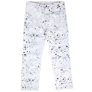 Vides Splatter Painter Pant (White)