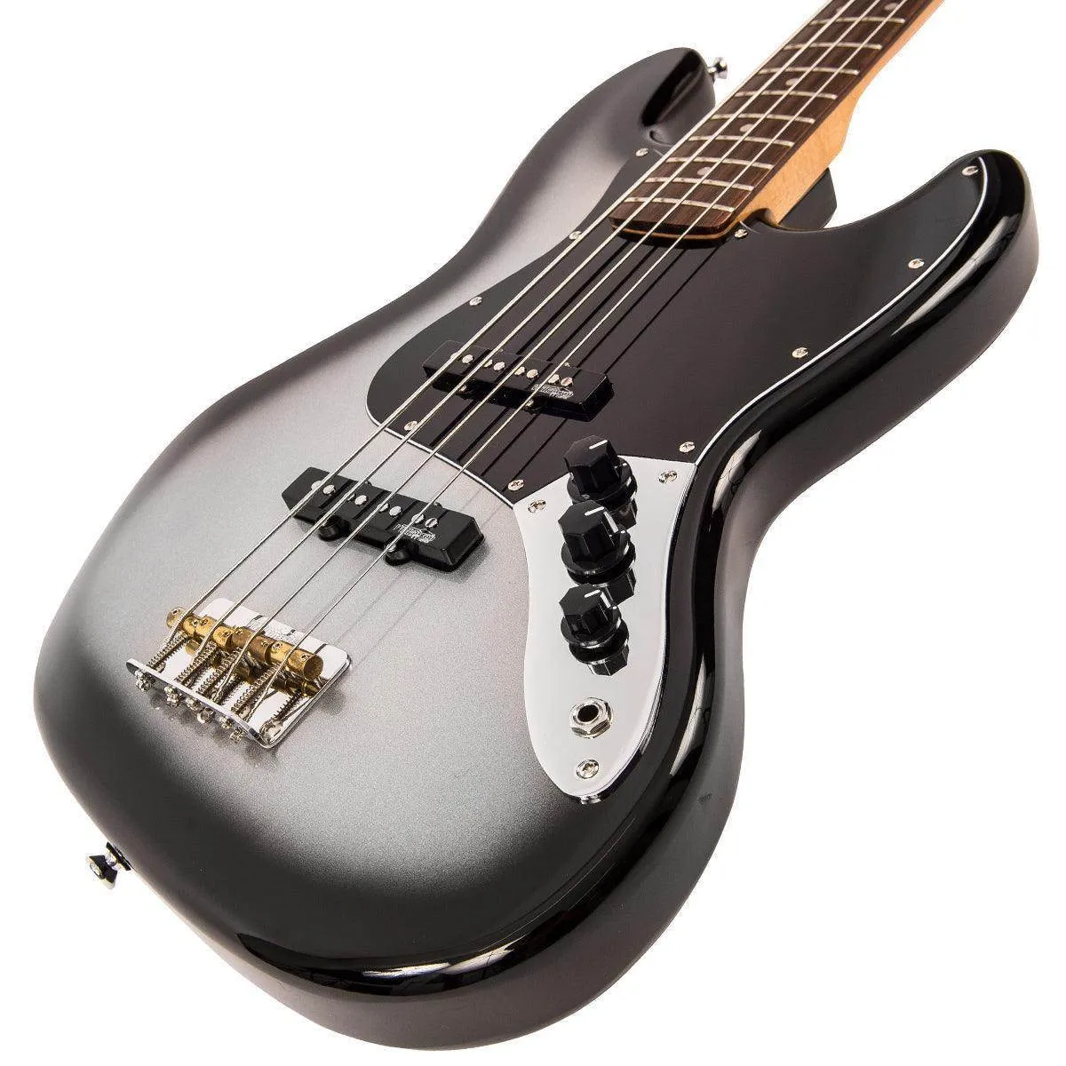 Vintage 25th Anniversary Series VJ74 Edition 2 Bass ~ Silver Burst