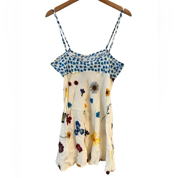 ✨VRG GIRL✨Love Language Bias Cut Mini Dress in Floral