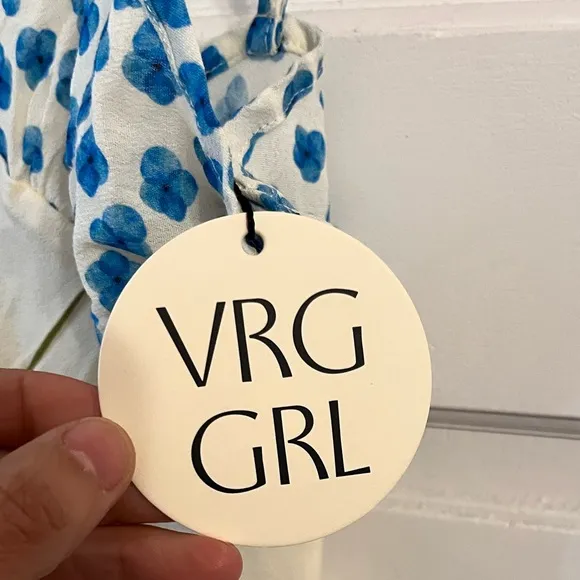 ✨VRG GIRL✨Love Language Bias Cut Mini Dress in Floral