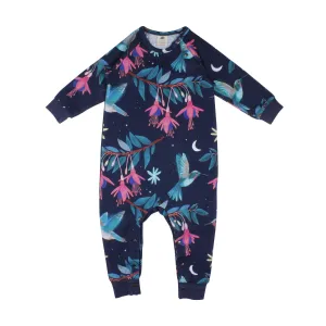 Walkiddy Hummingbirds Rompersuit (Long Sleeve & Full Length)