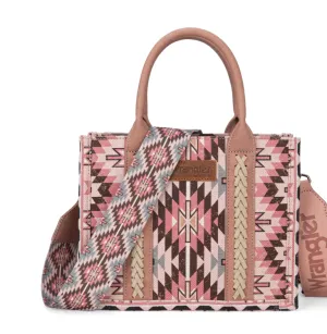 WG2213-8120S  Wrangler Southwest Art Print Tote Pink
