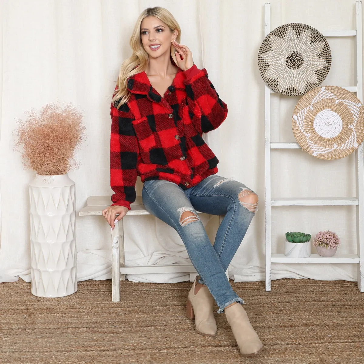 WILD BUFFALO JACKET - RED