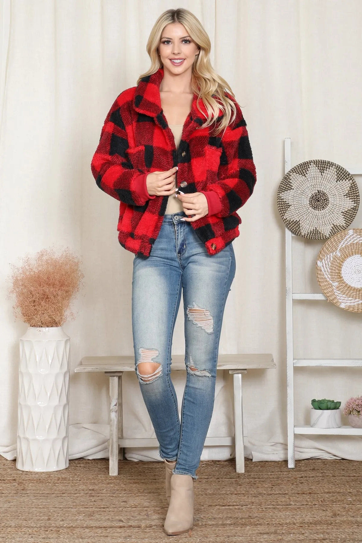 WILD BUFFALO JACKET - RED