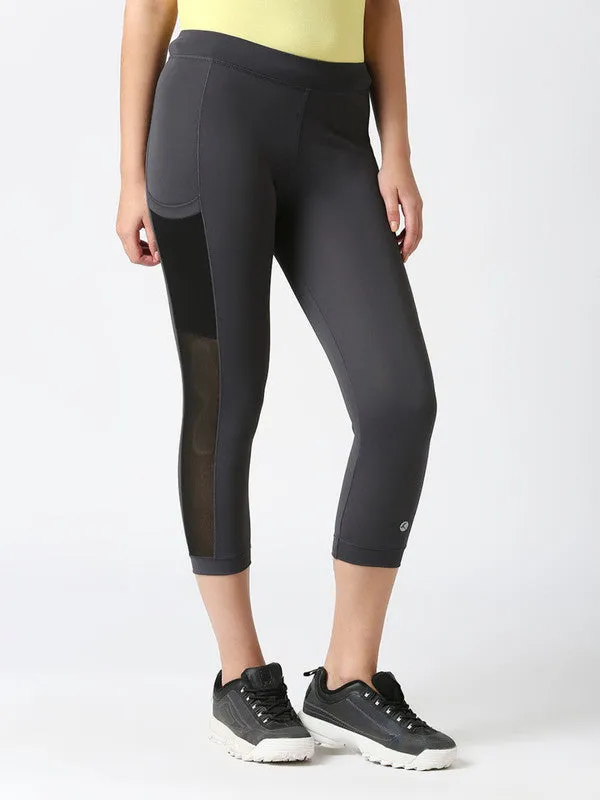 Women Aqua Blue Solid Capri- WONDER CRP-STG