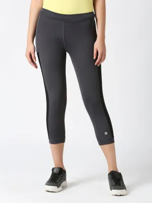 Women Aqua Blue Solid Capri- WONDER CRP-STG