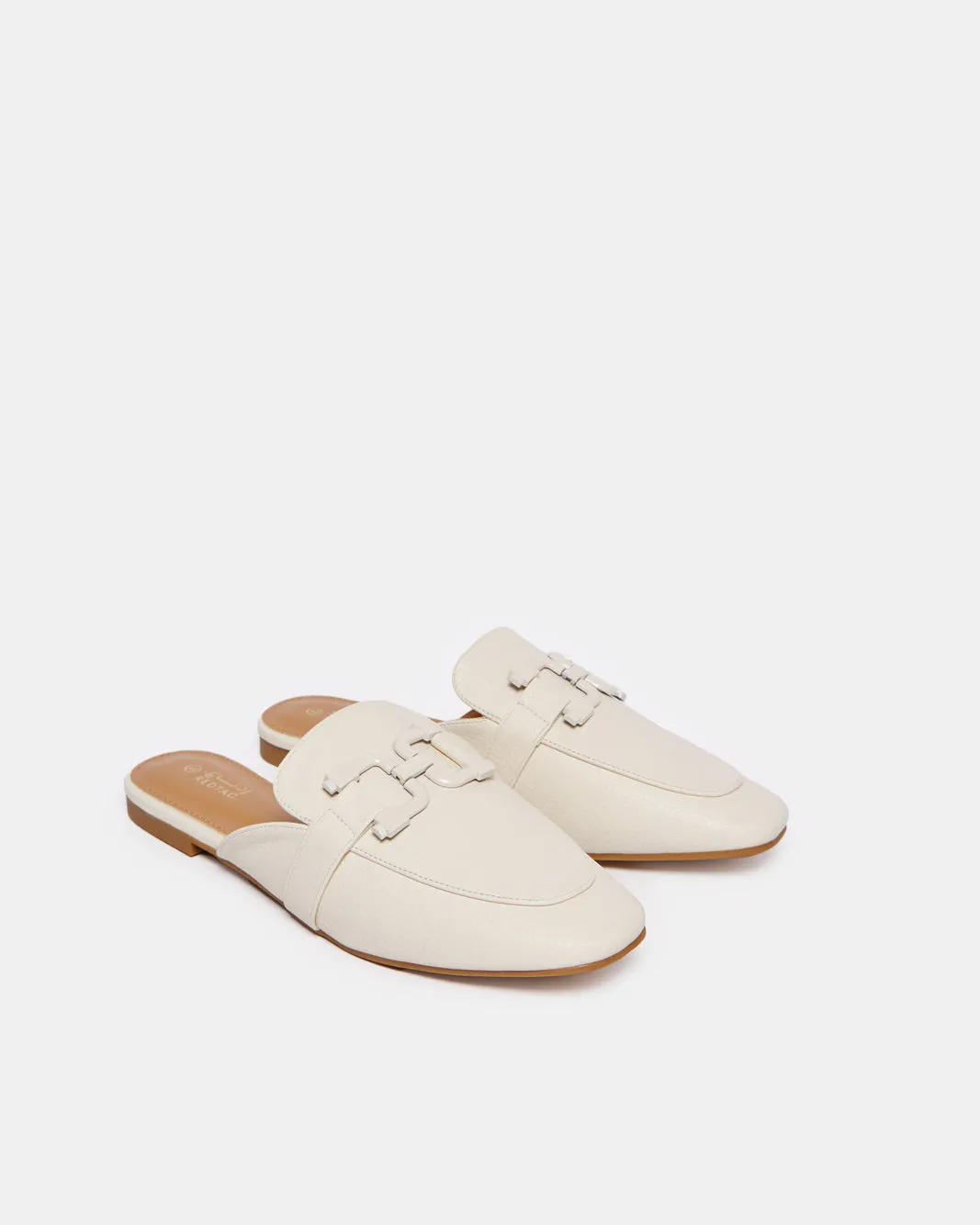 Women White Embellished Loafer