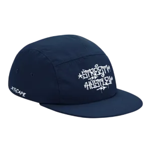 X5CAPE Street Hustle Canvas Cap - Navy