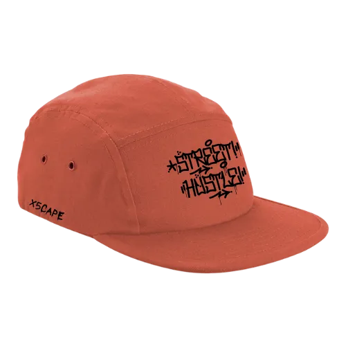 X5CAPE Street Hustle Canvas Cap - Terracotta