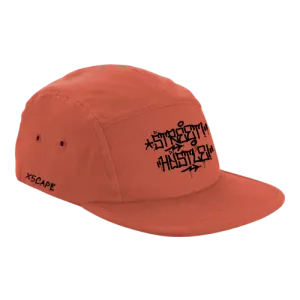 X5CAPE Street Hustle Canvas Cap - Terracotta