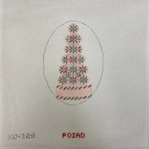 XO-329 - Red & Green peppermint on stand