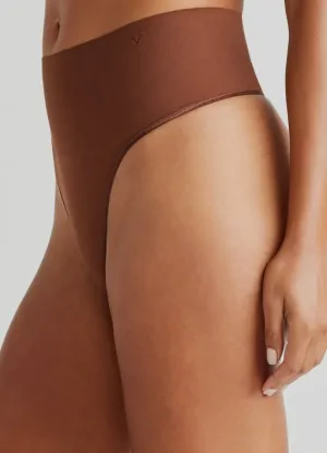 YUMMIE SHAPING THONG SEAMLESS - COPPER GLOW