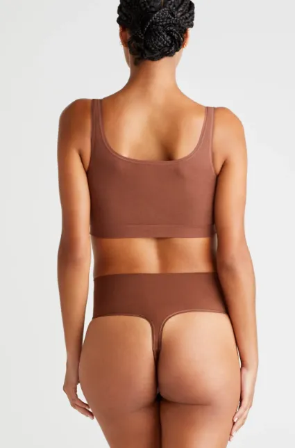 YUMMIE SHAPING THONG SEAMLESS - COPPER GLOW